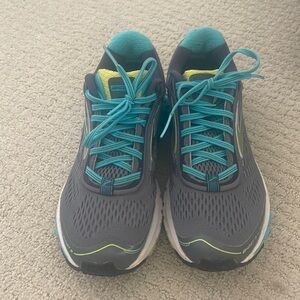Brooks Ghost 9 Running Shoes 9.5 Gray/Blue/Green